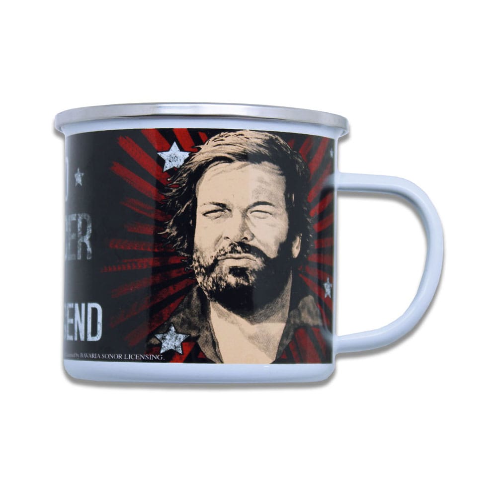 Bud Spencer Tazza Smaltata The Legend 500 ml - Blechwaren Fabrik Braunschweig