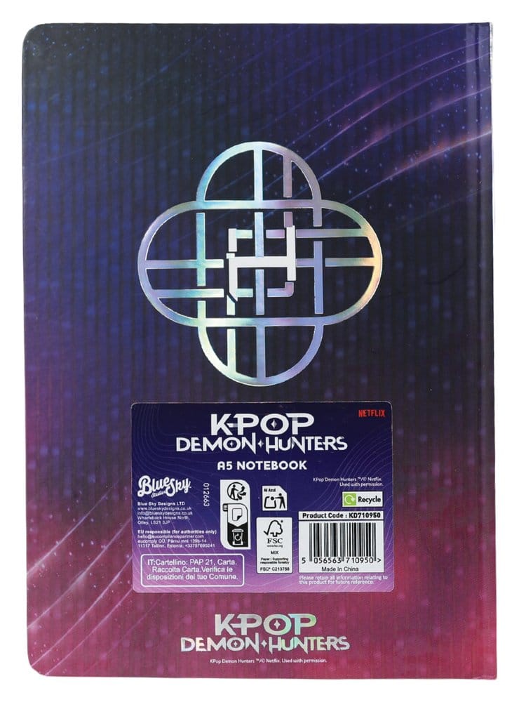 Quaderno A5 KPop Demon Hunters Huntr/x - Blue Sky Studios