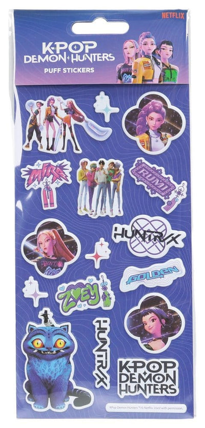 KPop Demon Hunters Set Adesivi Puff - Sticker Set Ufficiale Blue Sky Studios