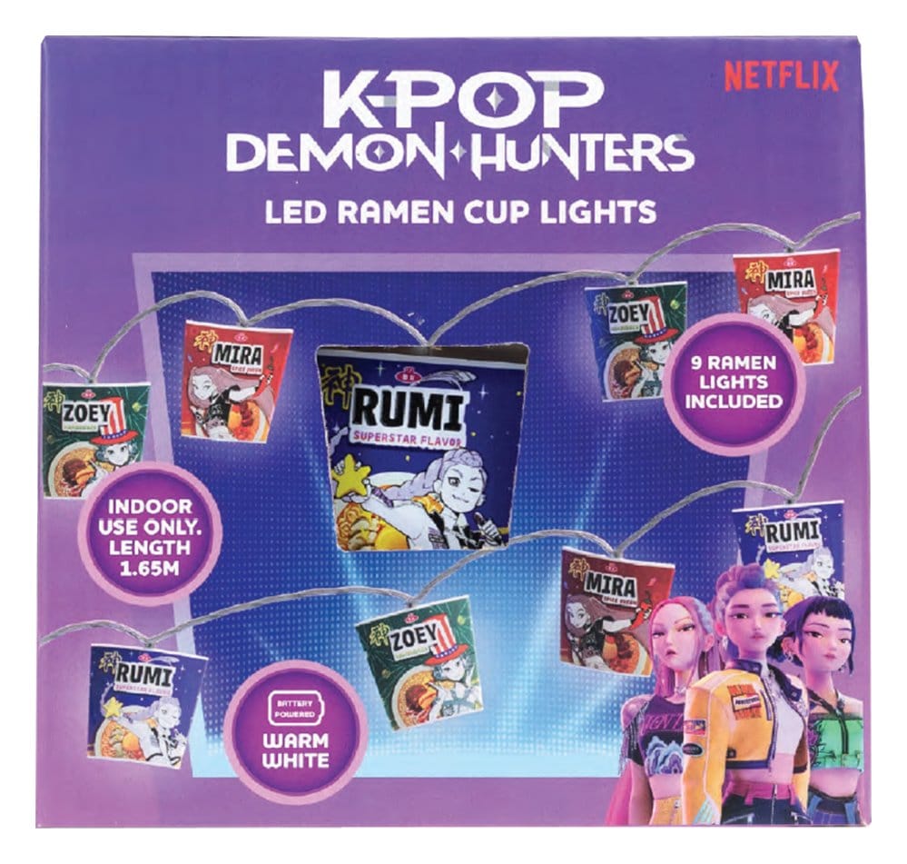 KPop Demon Hunters Luci Decorative a Stringhe Ramen