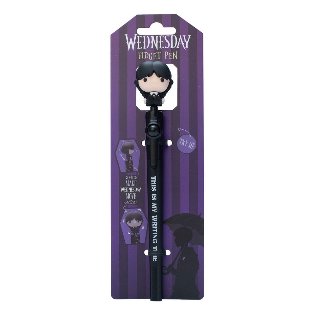 Wednesday Fidget Pen - Penna Antistress Ufficiale Wednesday