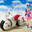 Dragon Ball S.H.Figuarts – Moto di Bulma Hoipoi Capsule n. 9 con minifigure di Goku, 17 cm