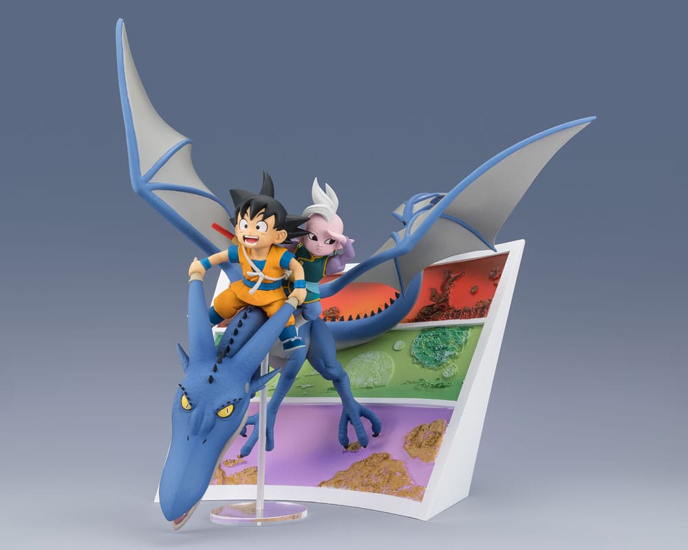 Dragon Ball Figuarts ZERO Statua in PVC Son Goku (mini) e Supreme Kai (mini) – Welcome to the Great Adventure! 23 cm
