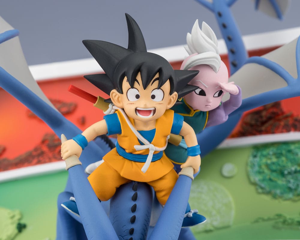 Dragon Ball Figuarts ZERO Statua in PVC Son Goku (mini) e Supreme Kai (mini) – Welcome to the Great Adventure! 23 cm