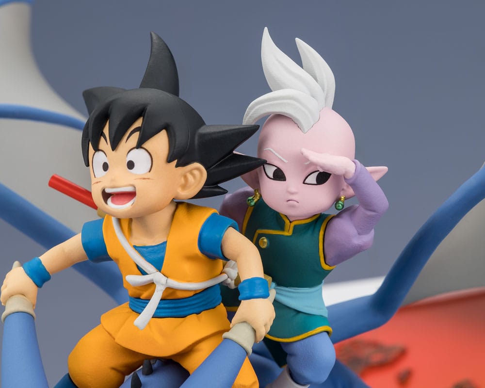Dragon Ball Figuarts ZERO Statua in PVC Son Goku (mini) e Supreme Kai (mini) – Welcome to the Great Adventure! 23 cm