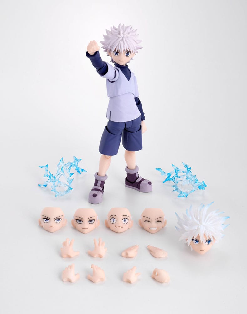 Action Figure Killua S.H.Figuarts da Hunter x Hunter, 14 cm, Bandai Tamashii Nations
