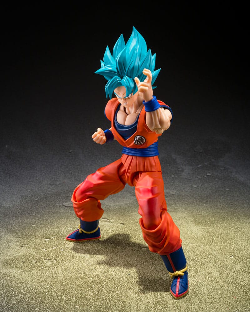 Dragon Ball Super S.H.Figuarts Action Figure Super Saiyan God Super Son Goku (Blue Power Transcending Limits) 15 cm Bandai Tamashii Nations