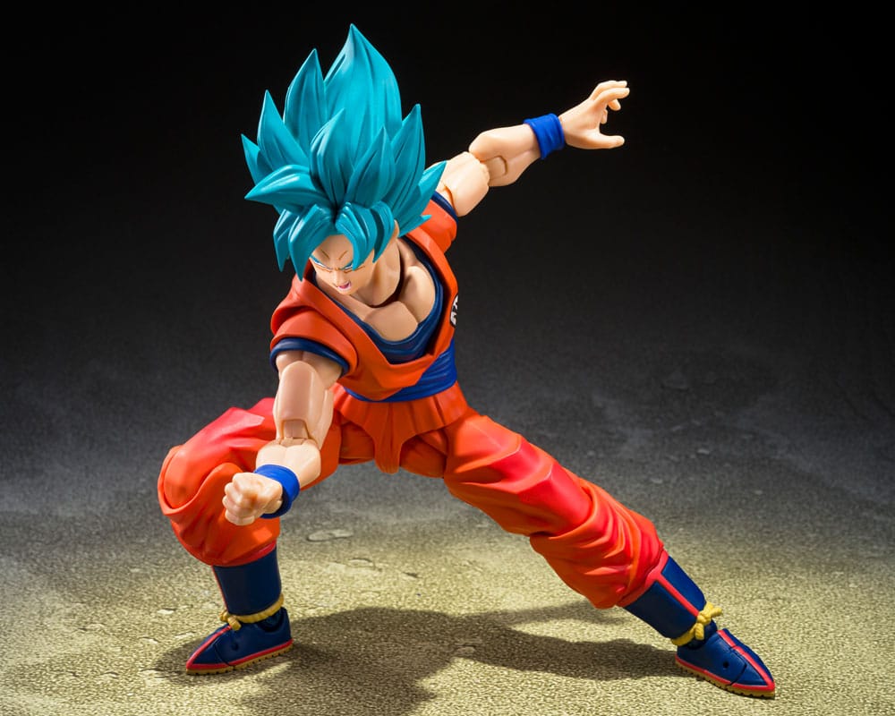 Dragon Ball Super S.H.Figuarts Action Figure Super Saiyan God Super Son Goku (Blue Power Transcending Limits) 15 cm Bandai Tamashii Nations