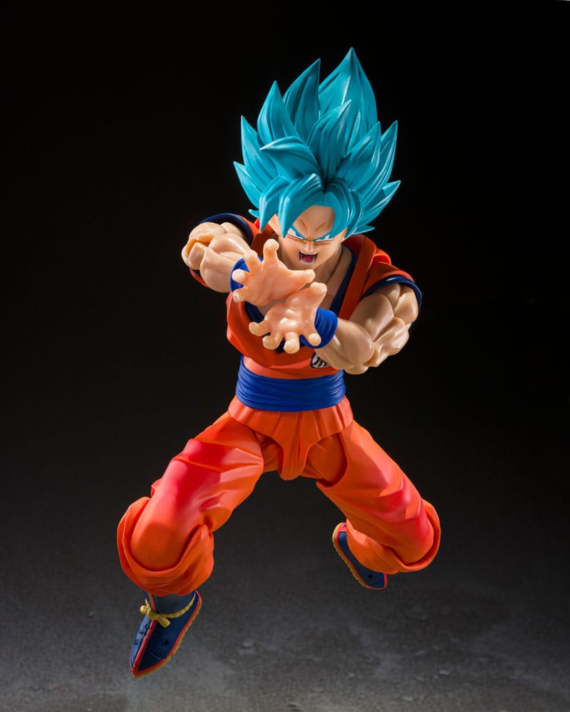 Dragon Ball Super S.H.Figuarts Action Figure Super Saiyan God Super Son Goku (Blue Power Transcending Limits) 15 cm Bandai Tamashii Nations