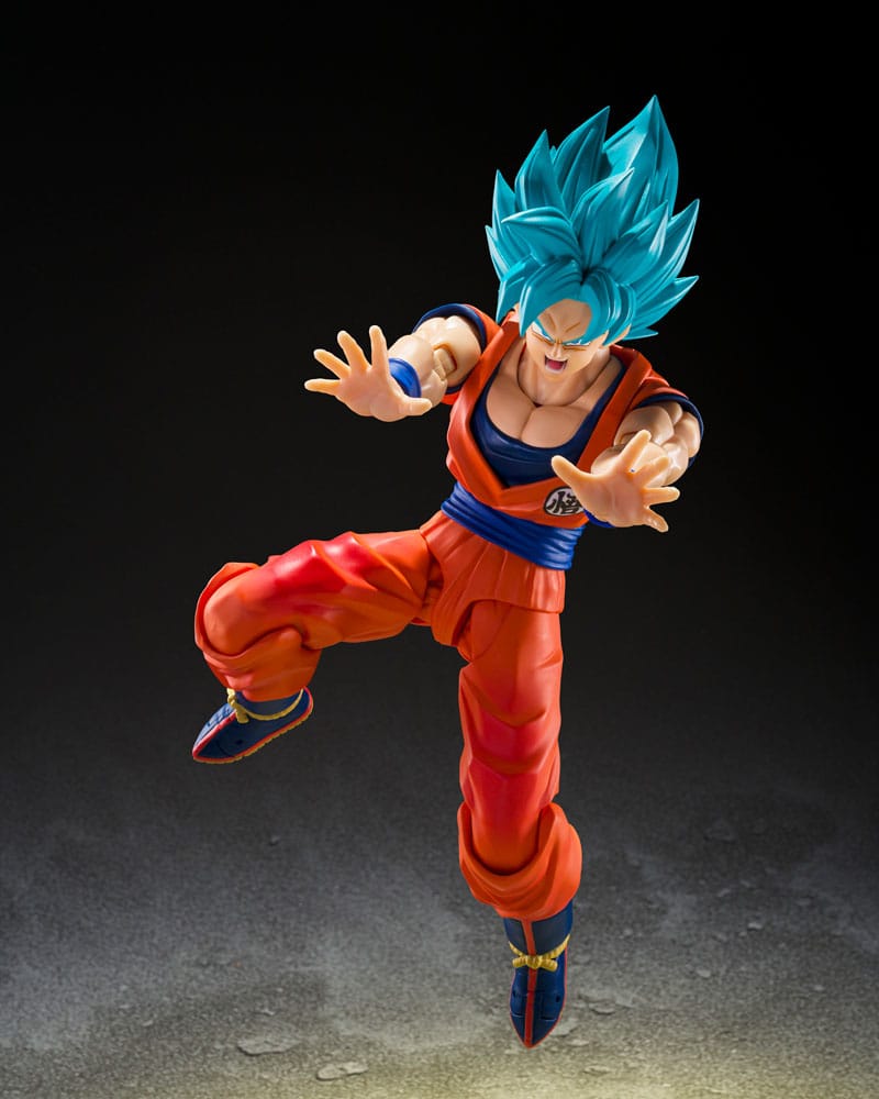 Dragon Ball Super S.H.Figuarts Action Figure Super Saiyan God Super Son Goku (Blue Power Transcending Limits) 15 cm Bandai Tamashii Nations
