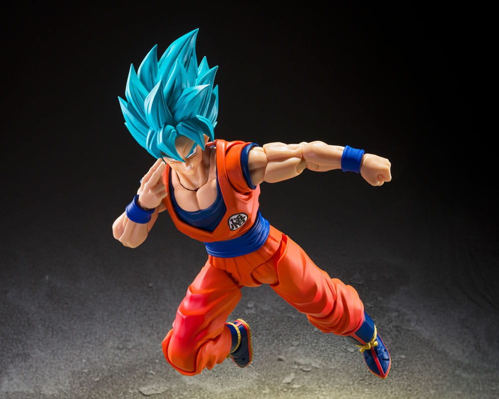 Dragon Ball Super S.H.Figuarts Action Figure Super Saiyan God Super Son Goku (Blue Power Transcending Limits) 15 cm Bandai Tamashii Nations