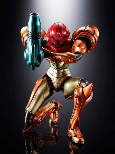 Metroid Prime 4: Beyond Chogokin Action Figure Samus Aran Varia Suit 21 cm con LED - Bandai Tamashii Nations
