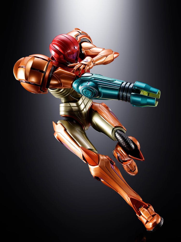 Metroid Prime 4: Beyond Chogokin Action Figure Samus Aran Varia Suit 21 cm con LED - Bandai Tamashii Nations