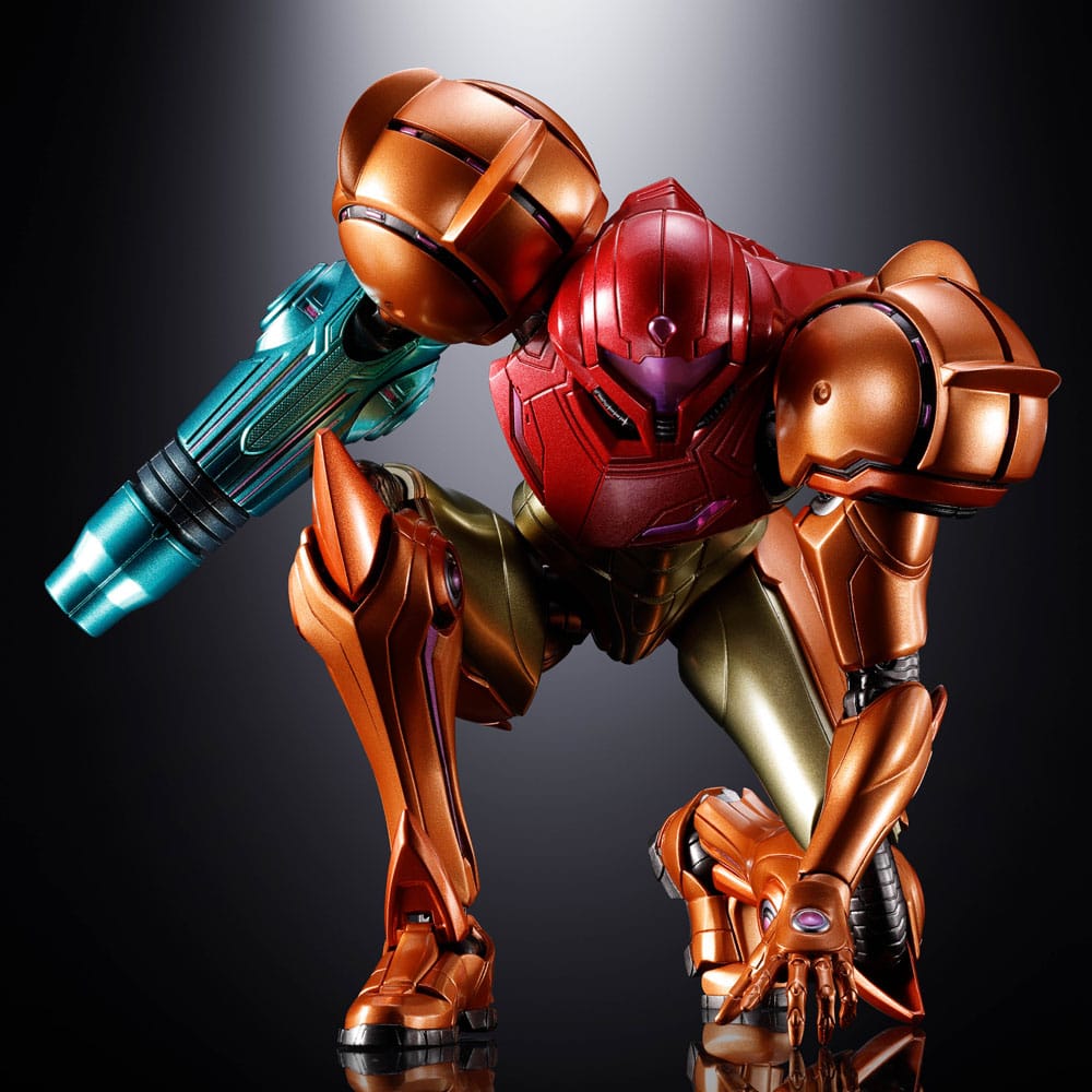 Metroid Prime 4: Beyond Chogokin Action Figure Samus Aran Varia Suit 21 cm con LED - Bandai Tamashii Nations