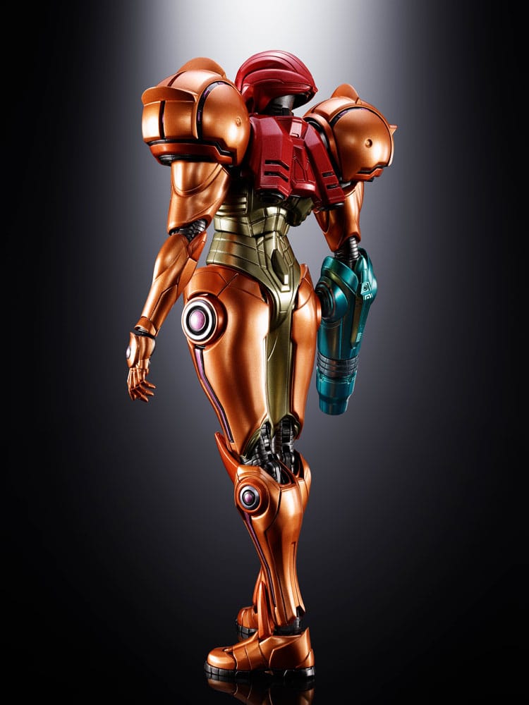 Metroid Prime 4: Beyond Chogokin Action Figure Samus Aran Varia Suit 21 cm con LED - Bandai Tamashii Nations