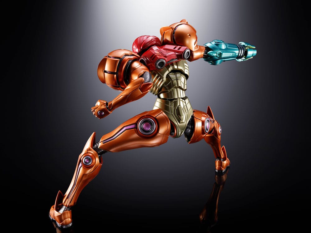 Metroid Prime 4: Beyond Chogokin Action Figure Samus Aran Varia Suit 21 cm con LED - Bandai Tamashii Nations