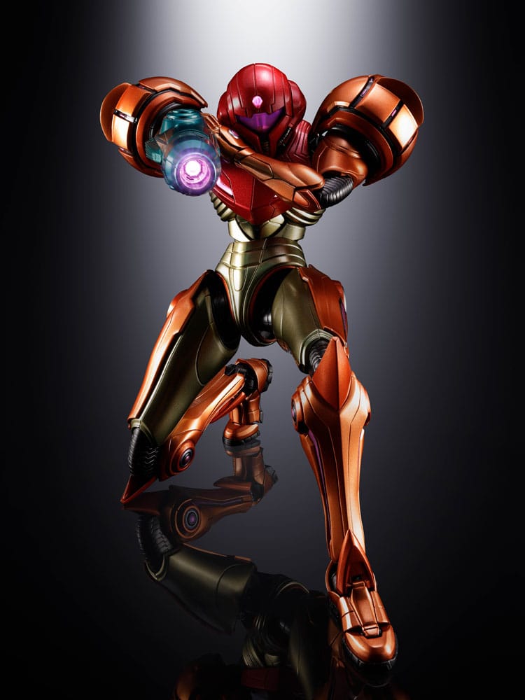 Metroid Prime 4: Beyond Chogokin Action Figure Samus Aran Varia Suit 21 cm con LED - Bandai Tamashii Nations
