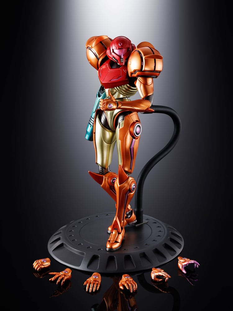 Metroid Prime 4: Beyond Chogokin Action Figure Samus Aran Varia Suit 21 cm con LED - Bandai Tamashii Nations