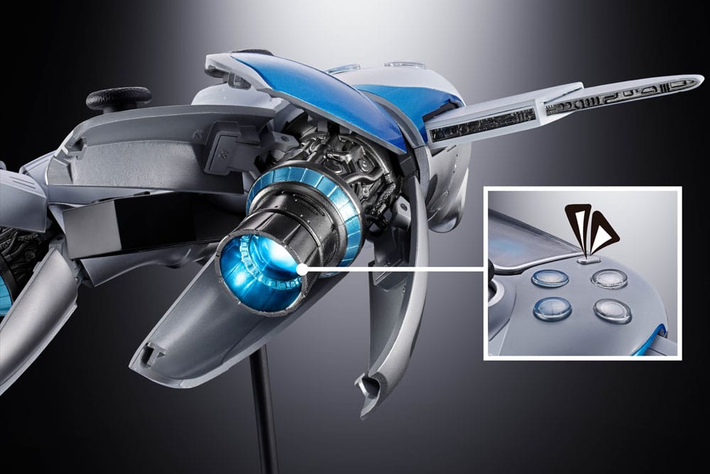 Astro Bot Chogokin Action Figure con Dual Speeder - Bandai Tamashii Nations