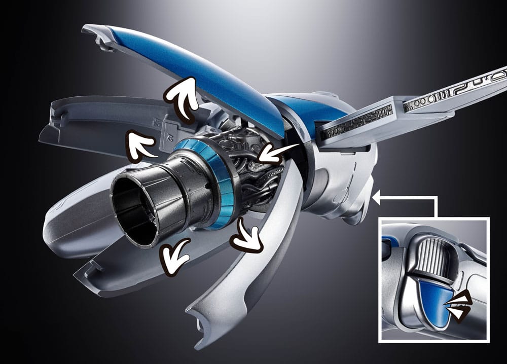 Astro Bot Chogokin Action Figure con Dual Speeder - Bandai Tamashii Nations