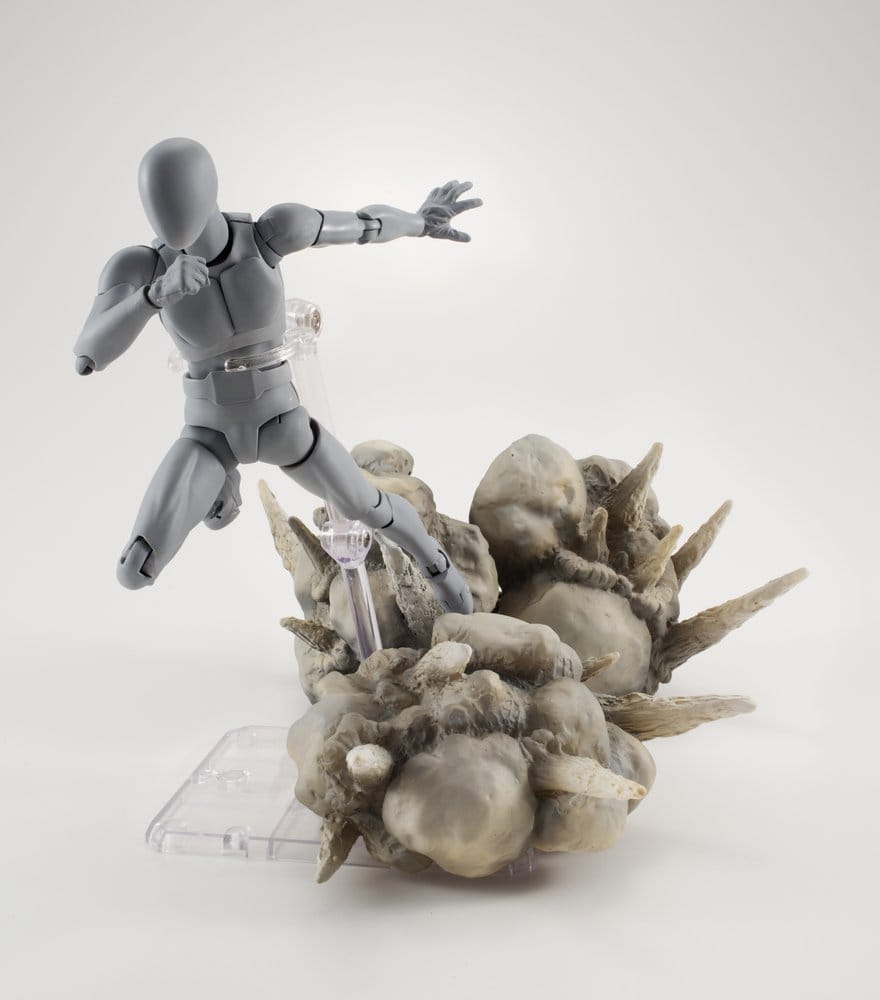 Tamashii Effect Esplosione Grigia - Accessorio Action Figure per S.H.Figuarts Bandai Tamashii Nations