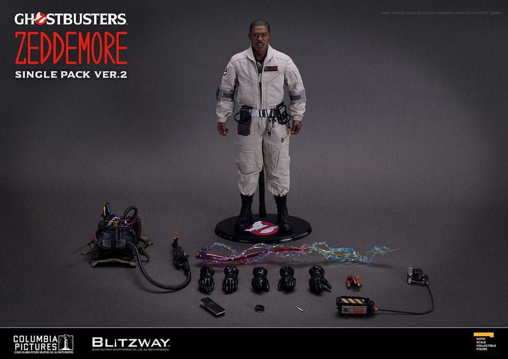 Ghostbusters Action Figure 1/6 Winston Zeddemore Ver. 2 31 cm Blitzway