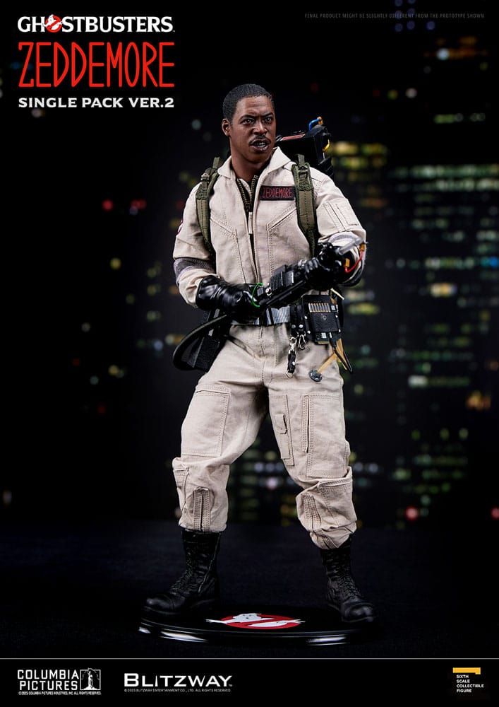 Ghostbusters Action Figure 1/6 Winston Zeddemore Ver. 2 31 cm Blitzway