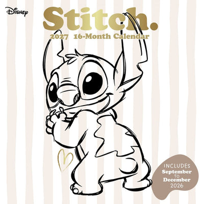 Calendario Stitch 2027 Life is Better with Stitch 30 x 30 cm Pyramid International