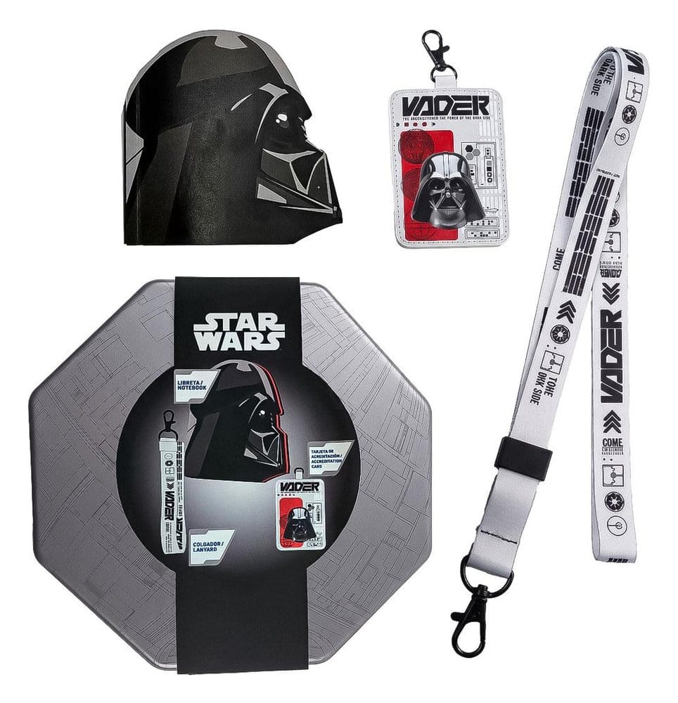Set di Cancelleria Star Wars con Quaderno e Portabadge Cerdá