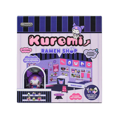 Hello Kitty and Friends Mini Figure Sticker House Kuromi Ramen Shop - Comansi