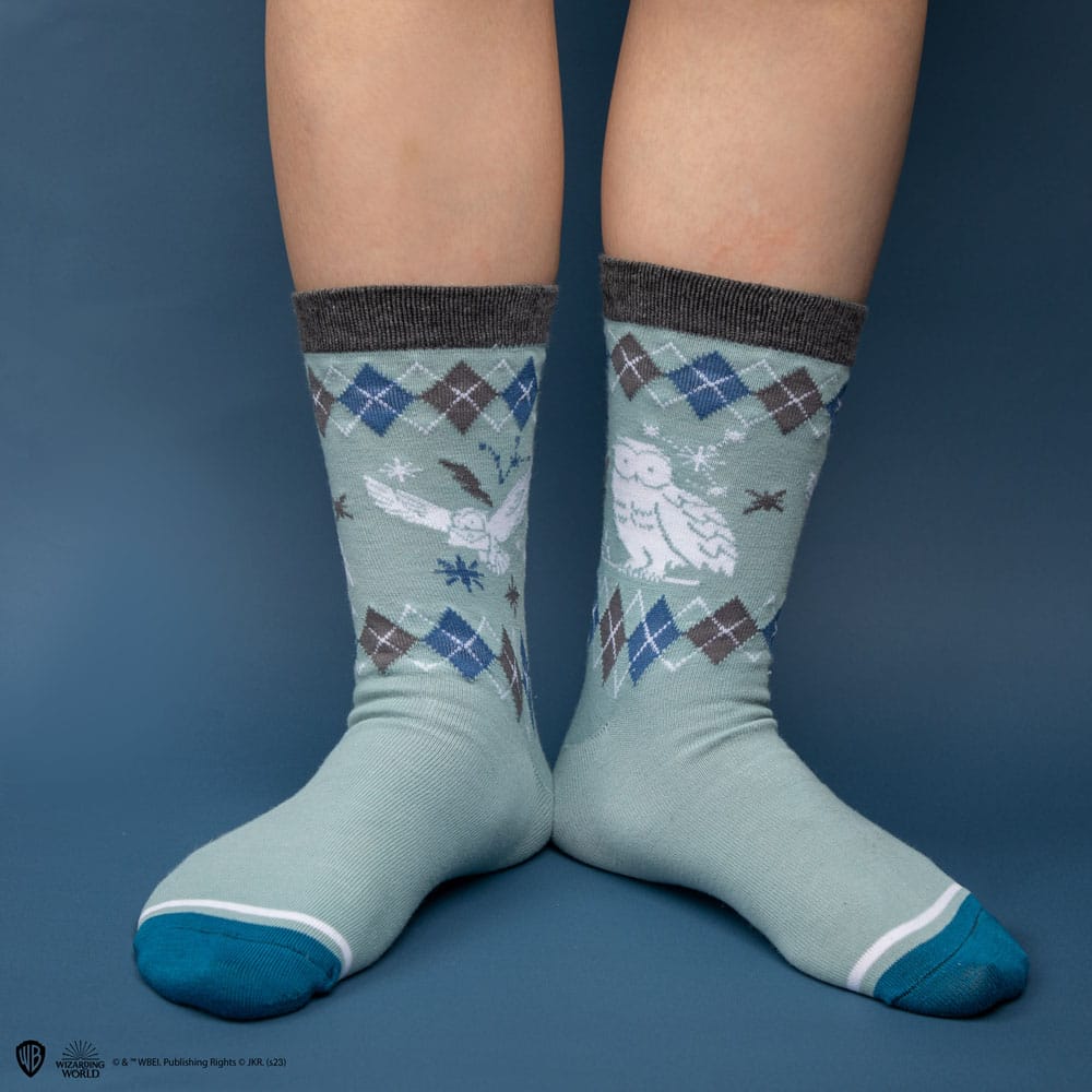 Harry Potter Calzini 3 Paia Hedwig - Cinereplicas