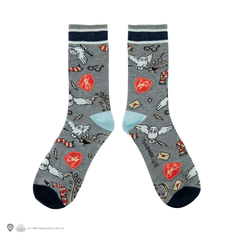 Harry Potter Calzini 3 Paia Hedwig - Cinereplicas