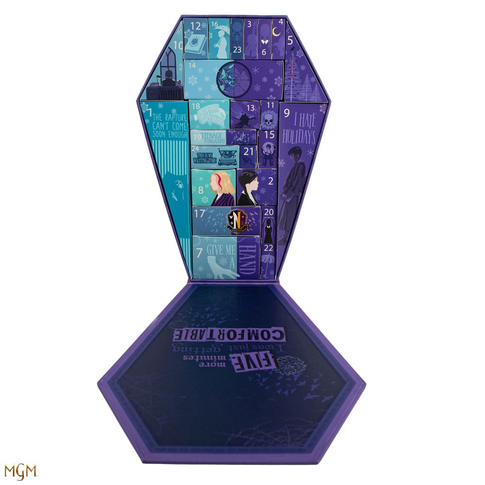 Calendario dell'Avvento Wednesday Deluxe 2024 con 24 articoli