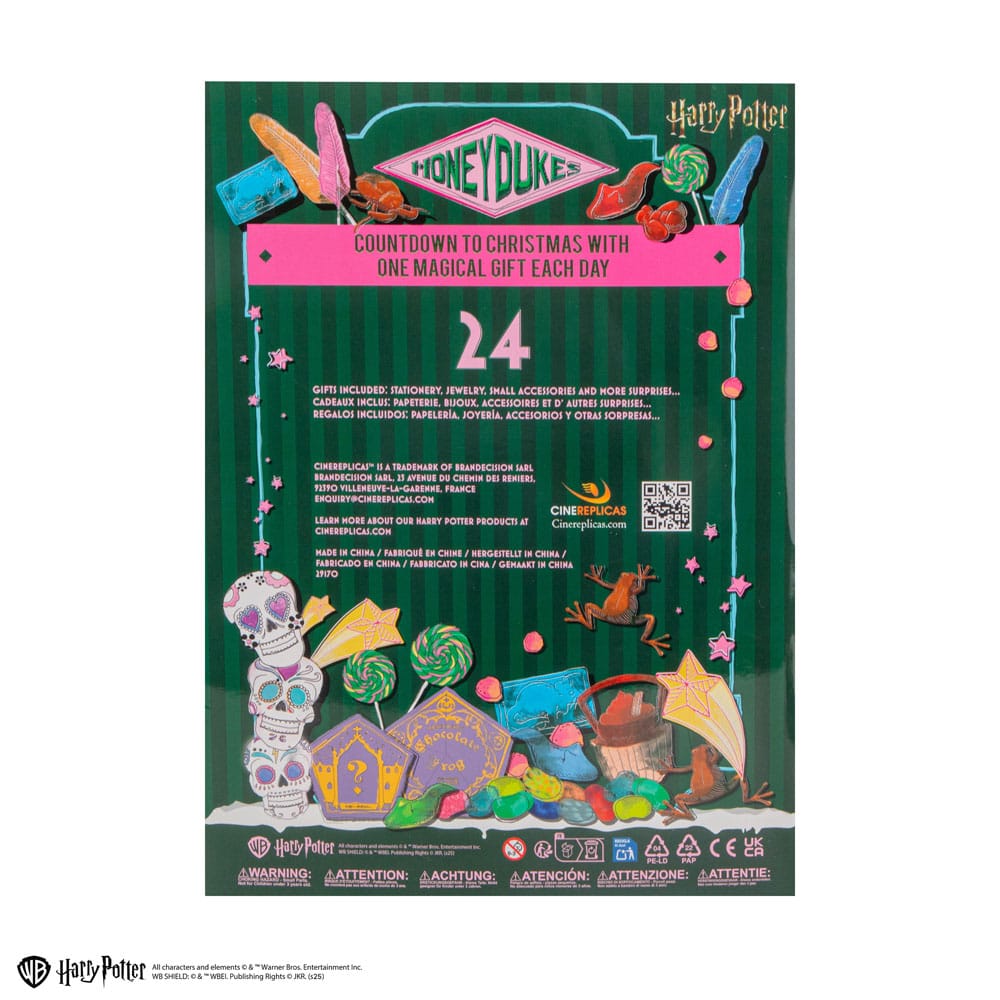Harry Potter Calendario dell'Avvento Honeydukes – 24 Regali a Tema – Cinereplicas