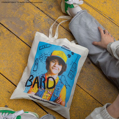 Stranger Things Borsa a Tote Dustin - Borsa in Poliestere 42x38 cm - Cinereplicas