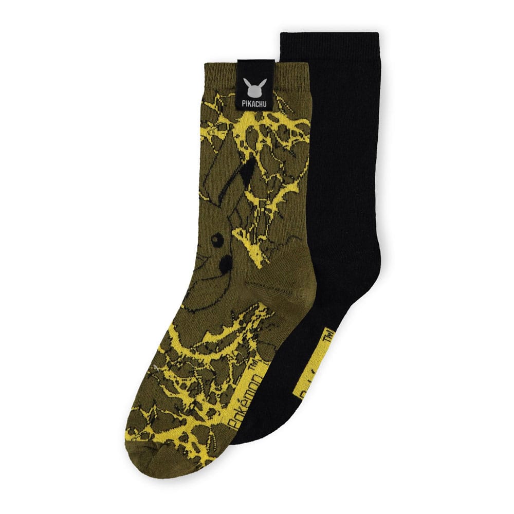 Pokémon Calzini 2-Pack Pikachu Taglia 39-42 Difuzed