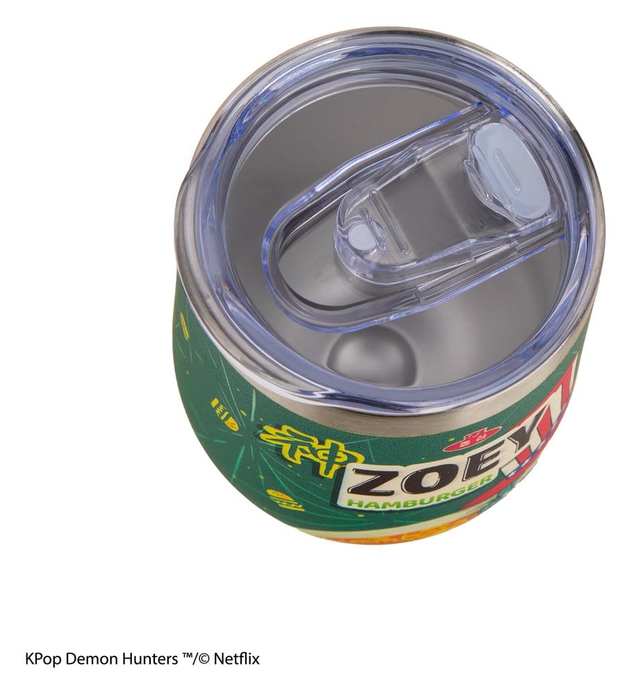 KPop Demon Hunters Tazza Termica da Viaggio Zoey Hamburger 350 ml – Cinereplicas