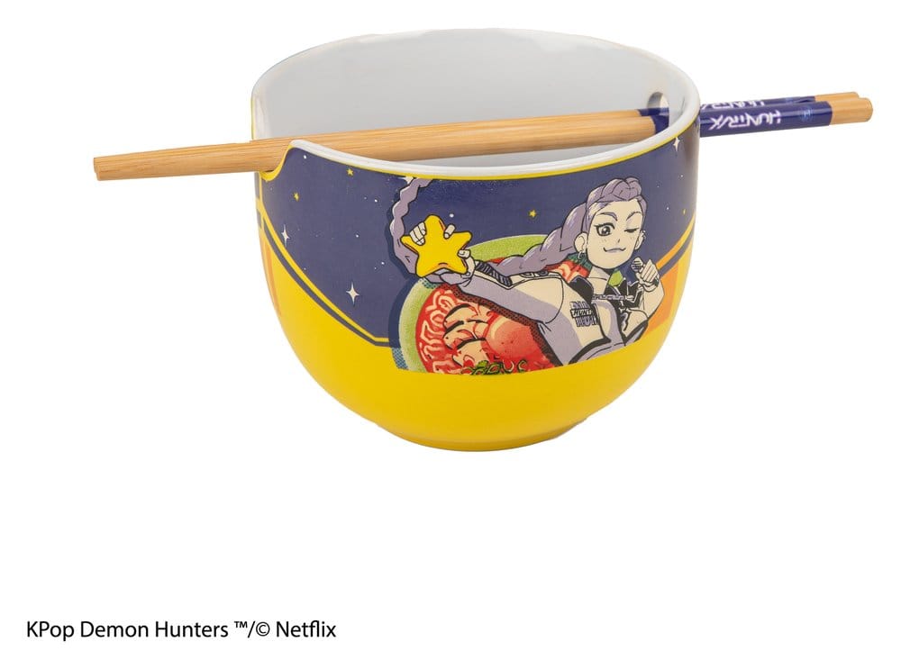 Ciotola per Ramen con Bacchette KPop Demon Hunters Rumi Superstar Flavor Cinereplicas
