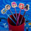 KPop Demon Hunters Matite e Gomme Serie 1 Display da 30 Pezzi Cinereplicas