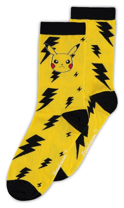 Pokémon Calzini 3-Pack Crew Taglia 39-42 - Pikachu, Ghost, Mewtwo - Difuzed