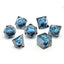 Set di dadi CritStones Water Dragon's Gaze Floating Eye (7 dadi) - Glassstaff