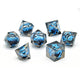 Set di dadi CritStones Water Dragon's Gaze Floating Eye (7 dadi) - Glassstaff