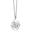 Harry Potter Gira Tempo Ciondolo e Collana in Argento Sterling