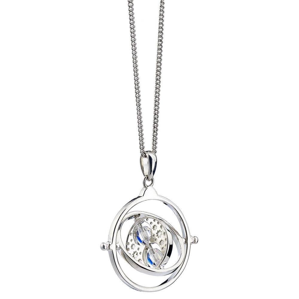Harry Potter Gira Tempo Ciondolo e Collana in Argento Sterling