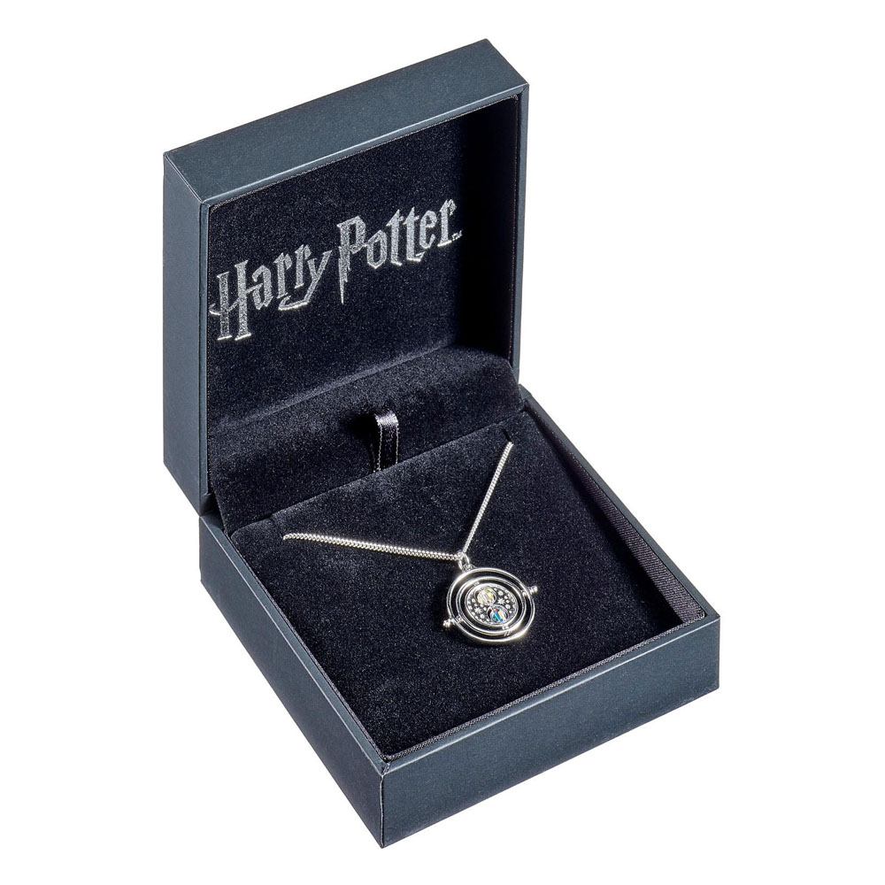 Harry Potter Gira Tempo Ciondolo e Collana in Argento Sterling