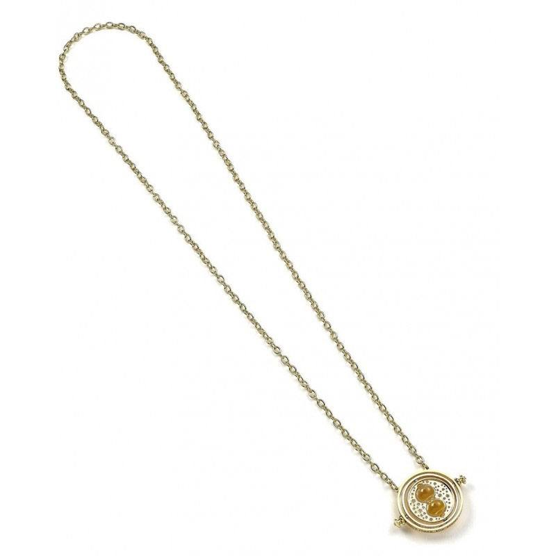 Harry Potter Ciondolo e Collana Girevole Time Turner placcato oro - The Carat Shop