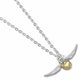 Harry Potter Ciondolo e Collana Golden Snitch Placcato Argento