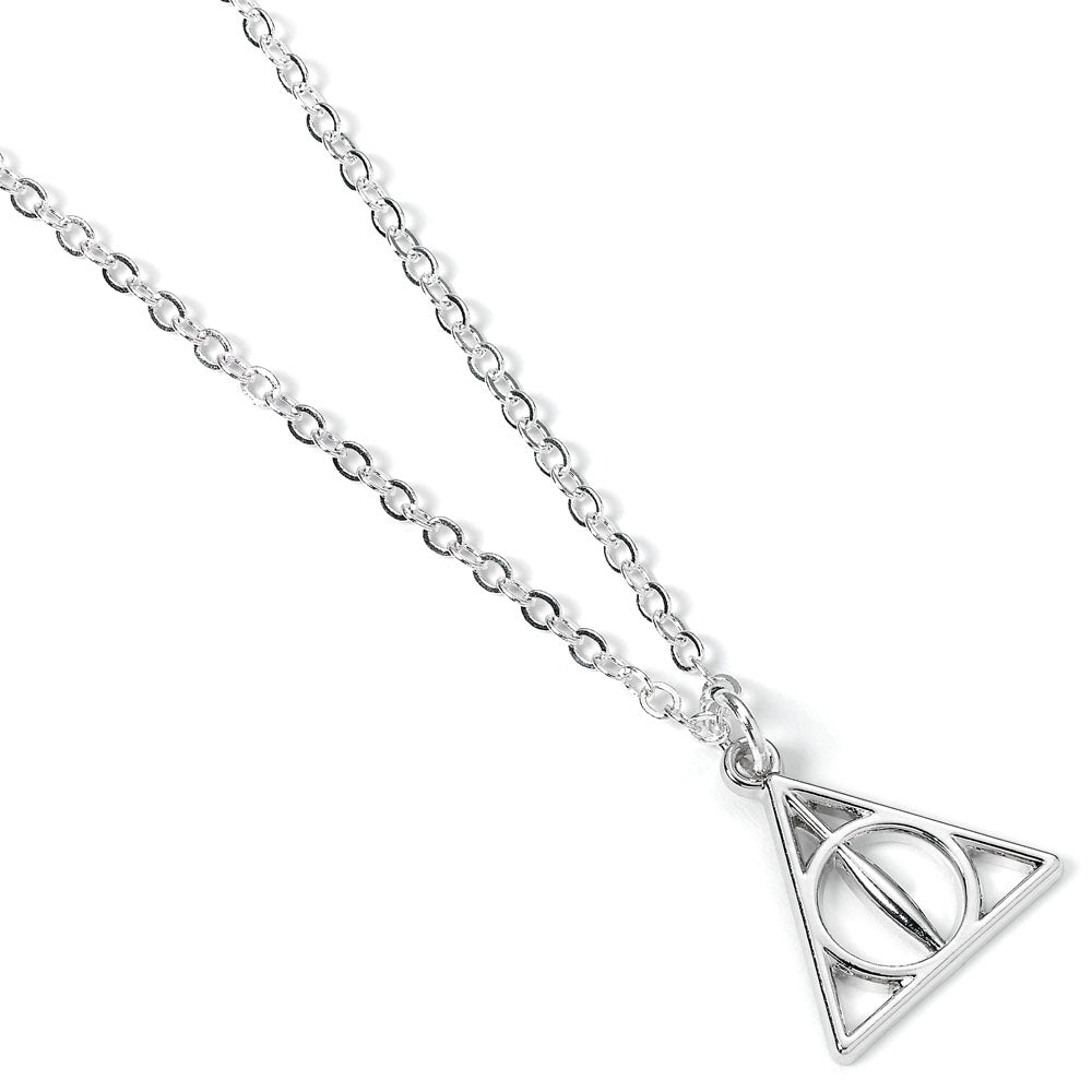 Harry Potter Ciondolo e Collana Deathly Hallows – Argentato – The Carat Shop