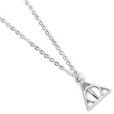 Harry Potter Ciondolo e Collana Deathly Hallows – Argentato – The Carat Shop