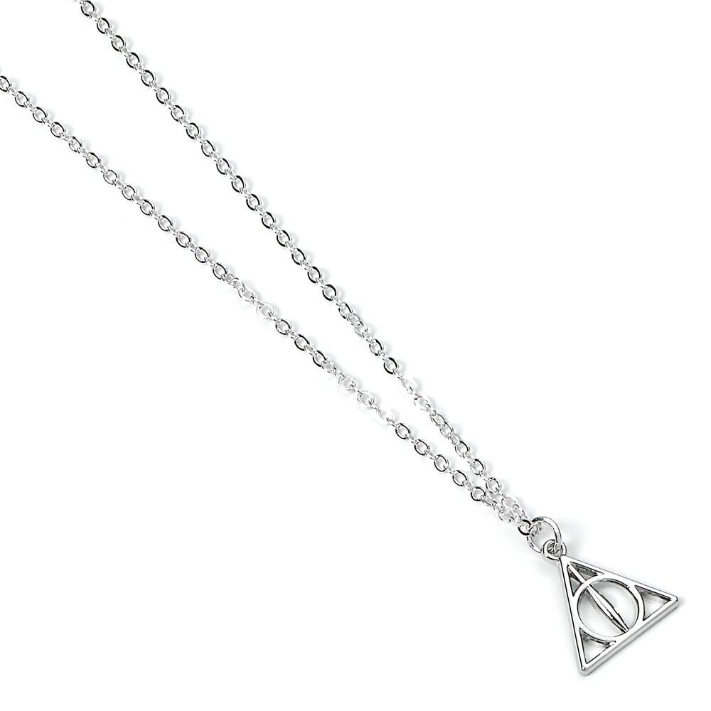 Harry Potter Ciondolo e Collana Deathly Hallows – Argentato – The Carat Shop